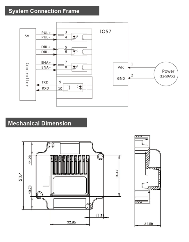 Integrated Stepper Motor& Driver/Drive Built-in