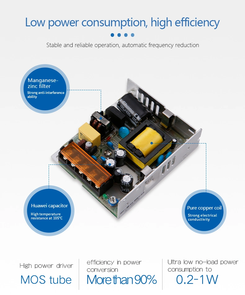 New Small LRS-35 Single Output 35W 5V 12V 15V 24V 36V 48V DC LED Switching Power Supply