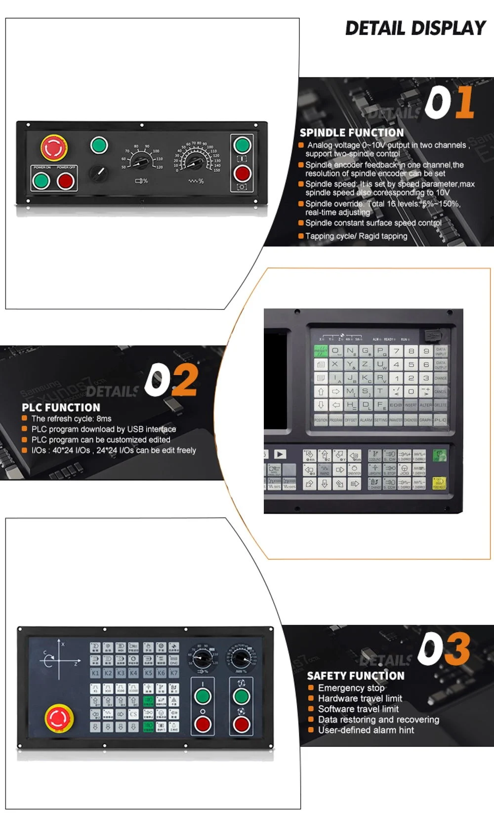 CNC Controller for Lathe/Turning with Auto Tool Changer Function CE